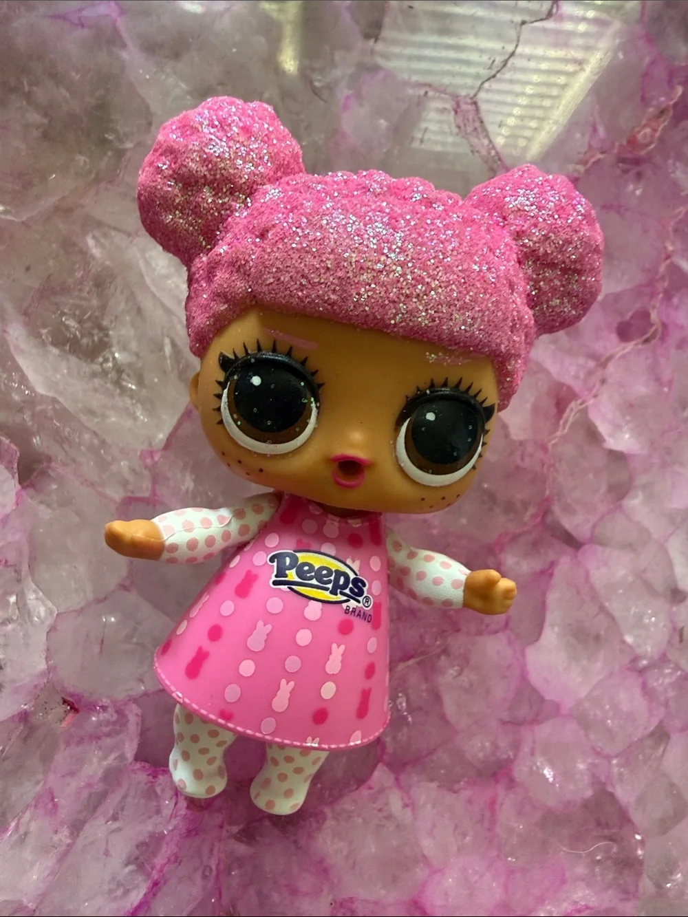 LOL SURPRISE Dolls-Mini Sweets Series 1 Surprise O Matic -Cute Bunny- Peeps-Rare